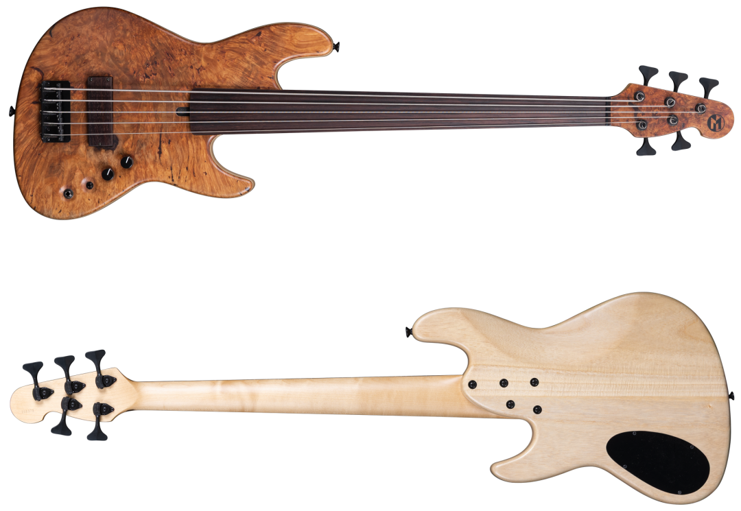 Maruszczyk Instruments Elwood L 5p Amboina Fretless